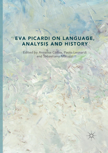 Eva Picardi on Language, Analysis and History book cover by 