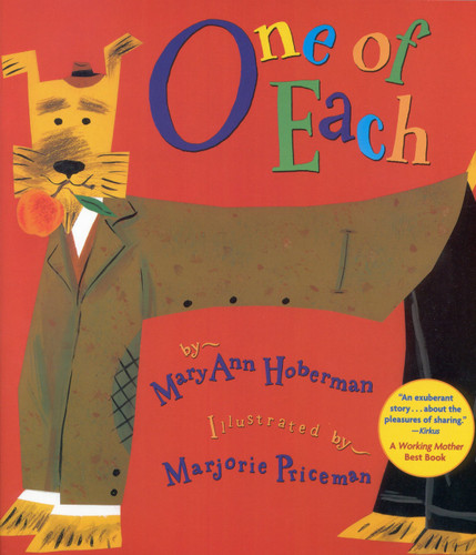 One of Each book cover by Mary Ann Hoberman