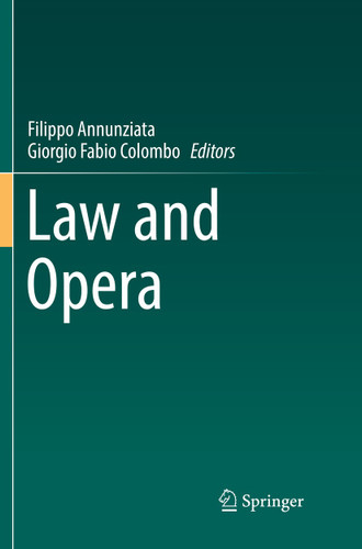 Law and Opera book cover by 