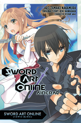 Sword Art Online: Aincrad (manga) (Sword Art Online Manga #1) book cover by Reki Kawahara