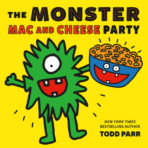 The Monster Mac and Cheese Party book cover by Todd Parr