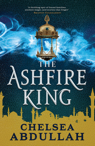 The Ashfire King (The Sandsea Trilogy #2) book cover by Chelsea Abdullah