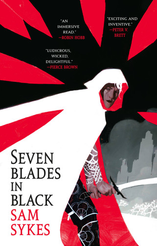 Seven Blades in Black (The Grave of Empires #1) book cover by Sam Sykes