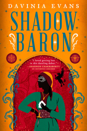 Shadow Baron (The Burnished City #2) book cover by Davinia Evans