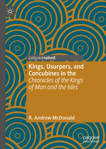 Kings, Usurpers, and Concubines in the 'Chronicles of the Kings of Man and the Isles' book cover by R. Andrew McDonald