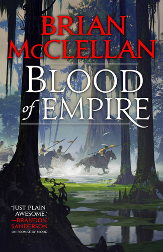 Blood of Empire (Gods of Blood and Powder #3) book cover by Brian McClellan