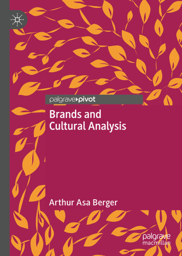 Brands and Cultural Analysis book cover by Arthur Asa Berger