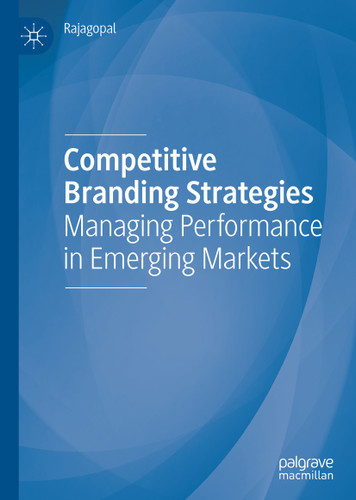 Competitive Branding Strategies: Managing Performance in Emerging Markets book cover by Rajagopal