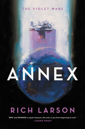 Annex (The Violet Wars #1) book cover by Rich Larson