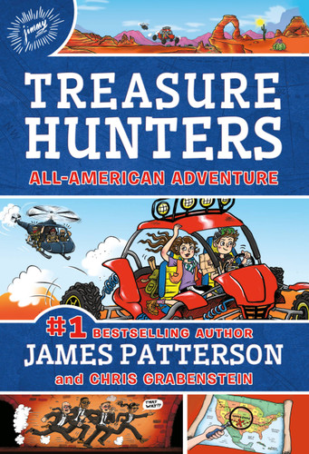 Treasure Hunters: All-American Adventure (Treasure Hunters #6) book cover by Chris Grabenstein, James Patterson