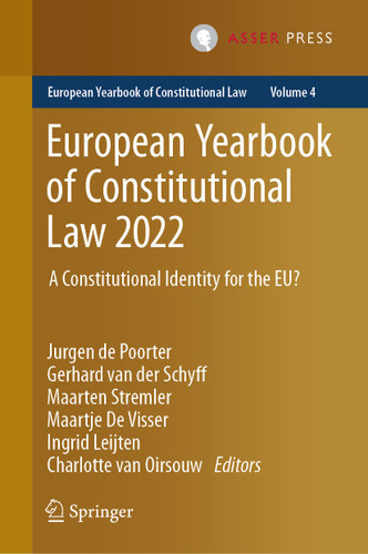 European Yearbook of Constitutional Law 2022: A Constitutional Identity for the EU? (European Yearbook of Constitutional Law #4) book cover by 