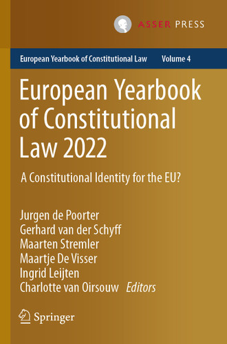 European Yearbook of Constitutional Law 2022: A Constitutional Identity for the EU? (European Yearbook of Constitutional Law #4) book cover by 
