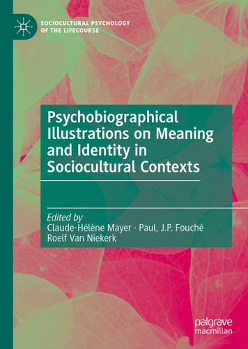 Psychobiographical Illustrations on Meaning and Identity in Sociocultural Contexts (Sociocultural Psychology of the Lifecourse) book cover by 