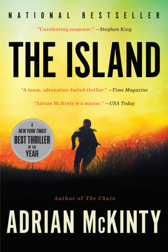 The Island book cover by Adrian McKinty