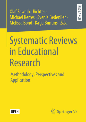 Systematic Reviews in Educational Research: Methodology, Perspectives and Application book cover by 