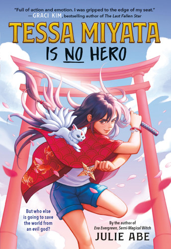Tessa Miyata Is No Hero book cover by Julie Abe