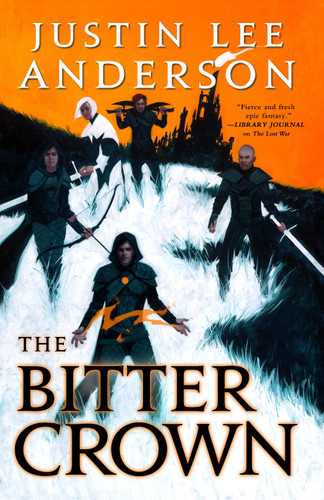 The Bitter Crown (The Eidyn Saga #2) book cover by Justin Lee Anderson