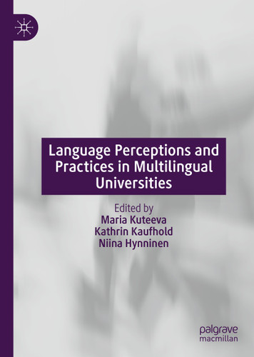 Language Perceptions and Practices in Multilingual Universities book cover by 
