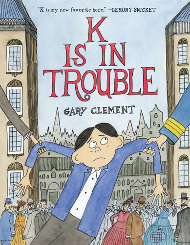 K Is in Trouble (A Graphic Novel) (K Is in Trouble #1) book cover by Gary Clement