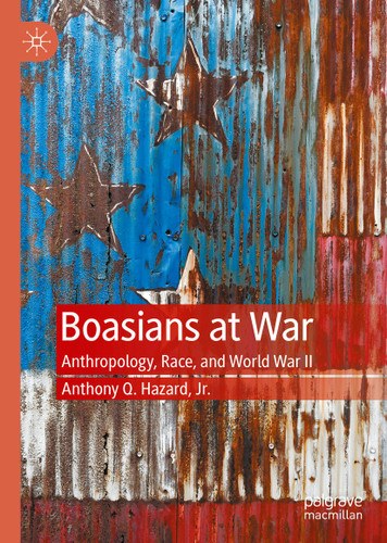 Boasians at War: Anthropology, Race, and World War II book cover by Anthony Q. Hazard, Jr.