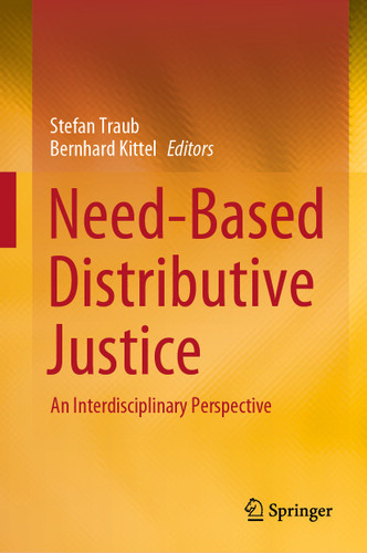 Need-Based Distributive Justice: An Interdisciplinary Perspective book cover by 