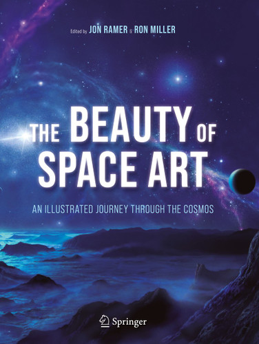 The Beauty of Space Art: An Illustrated Journey Through the Cosmos book cover by 