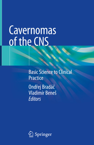 Cavernomas of the CNS: Basic Science to Clinical Practice book cover by 