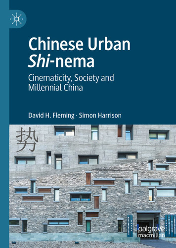 Chinese Urban Shi-nema: Cinematicity, Society and Millennial China book cover by David H. Fleming, Simon Harrison