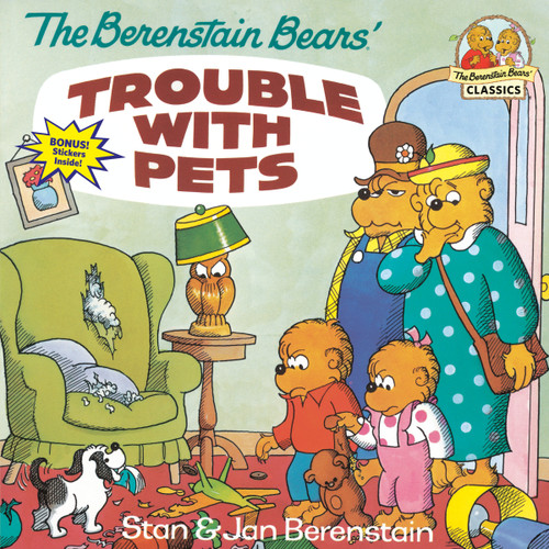 The Berenstain Bears' Trouble with Pets (Berenstain First Time Chapter Books) book cover by Stan Berenstain, Jan Berenstain