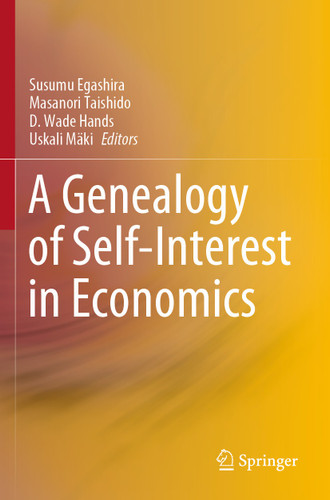 A Genealogy of Self-Interest in Economics book cover by 