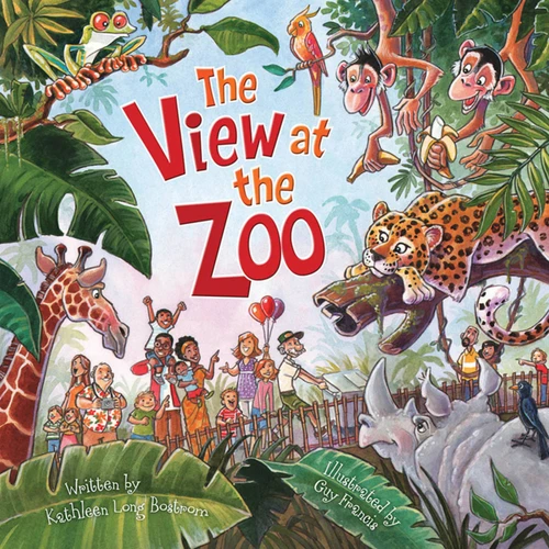 The View At The Zoo book cover by Kathleen Long Bostrom