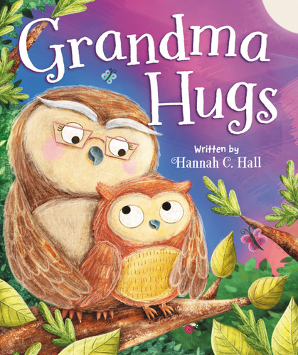 Grandma Hugs book cover by Hannah C. Hall