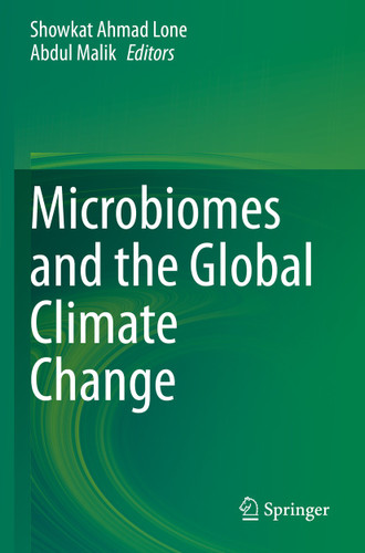 Microbiomes and the Global Climate Change book cover by 