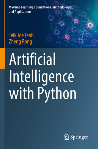Artificial Intelligence with Python book cover by Teik Toe Teoh, Zheng Rong
