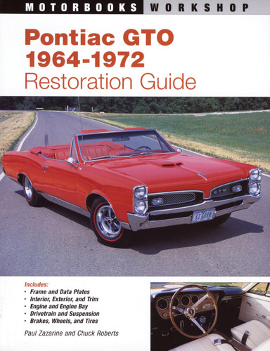 Pontiac GTO Restoration Guide, 1964-1972 (Motorbooks Workshop) book cover by Paul Zazarine
