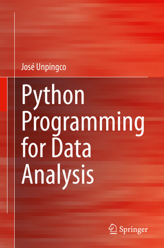 Python Programming for Data Analysis book cover by José Unpingco