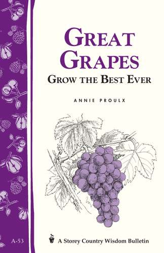 Great Grapes: Grow the Best Ever / Storey's Country Wisdom Bulletin A-53 (Storey Country Wisdom Bulletin) book cover by Annie Proulx