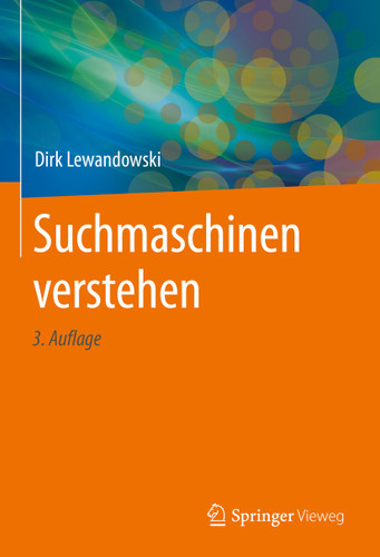 Suchmaschinen verstehen book cover by Dirk Lewandowski