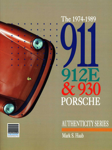 1974-1989 911, 912E and 930 Porsche book cover by M Haab