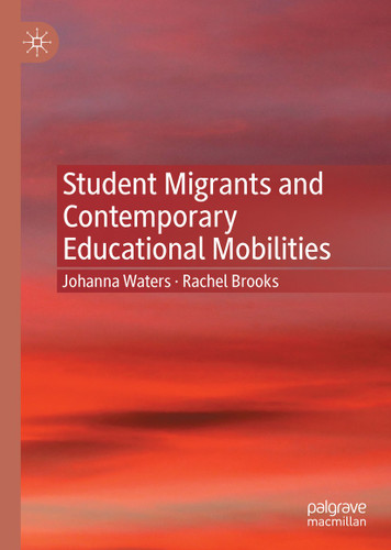 Student Migrants and Contemporary Educational Mobilities book cover by Johanna Waters, Rachel Brooks