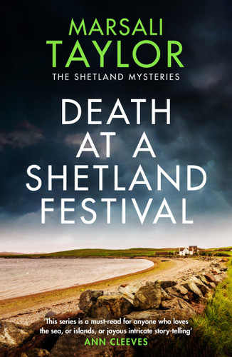 Death at a Shetland Festival (The Shetland Sailing Mysteries) book cover by Marsali Taylor