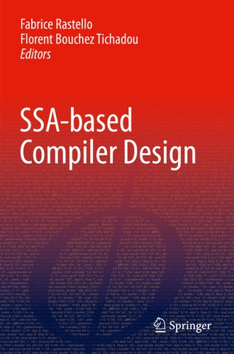 SSA-based Compiler Design book cover by 