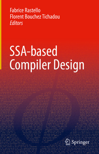 SSA-based Compiler Design book cover by 