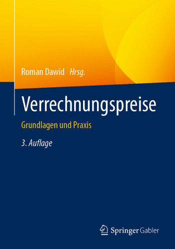 Verrechnungspreise: Grundlagen und Praxis book cover by 