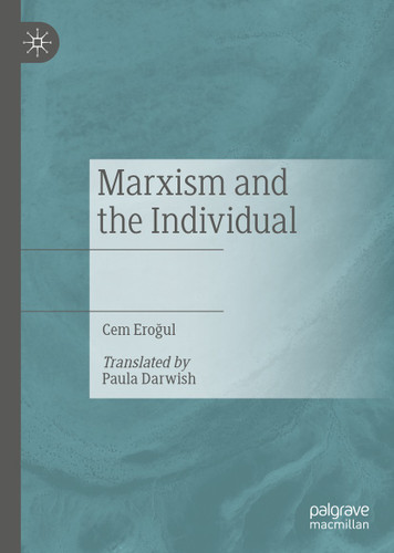 Marxism and the Individual book cover by Cem Eroğul