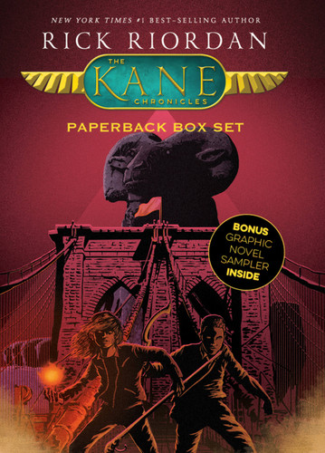 Kane Chronicles, The Paperback Box Set (The Kane Chronicles Box Set with Graphic Novel Sampler) (The Kane Chronicles) book cover by Rick Riordan