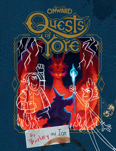 Onward: Quests of Yore book cover by Rob Renzetti