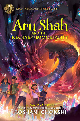 Rick Riordan Presents: Aru Shah and the Nectar of Immortality-A Pandava Novel Book 5: A Pandava Novel Book 5 (Pandava Series) book cover by Roshani Chokshi