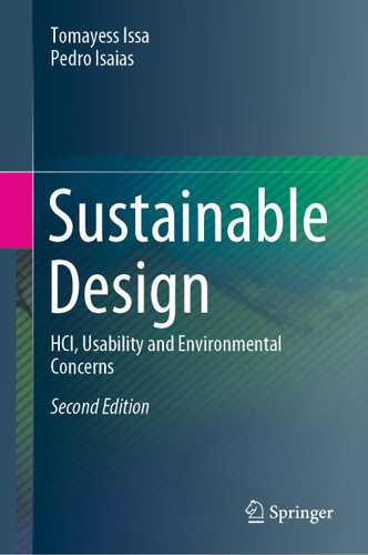 Sustainable Design: HCI, Usability and Environmental Concerns book cover by Tomayess Issa, Pedro Isaias