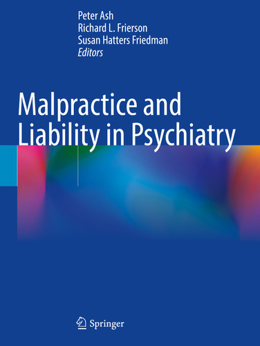Malpractice and Liability in Psychiatry book cover by 